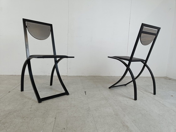 Image 1 of 6x KFF Sinus by Karl Friedrich Förster dining chairs