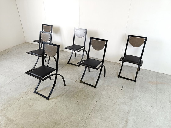 Image 1 of 6x KFF Sinus by Karl Friedrich Förster dining chairs