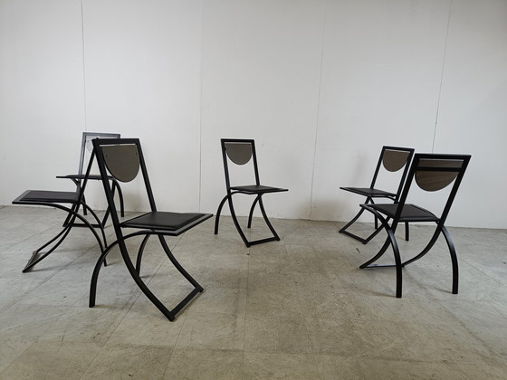 Image 1 of 6x KFF Sinus by Karl Friedrich Förster dining chairs