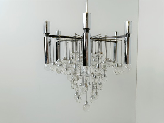 Image 1 of Gaetano Sciolari chandelier, 1970s