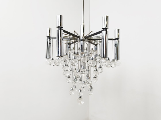 Image 1 of Gaetano Sciolari chandelier, 1970s