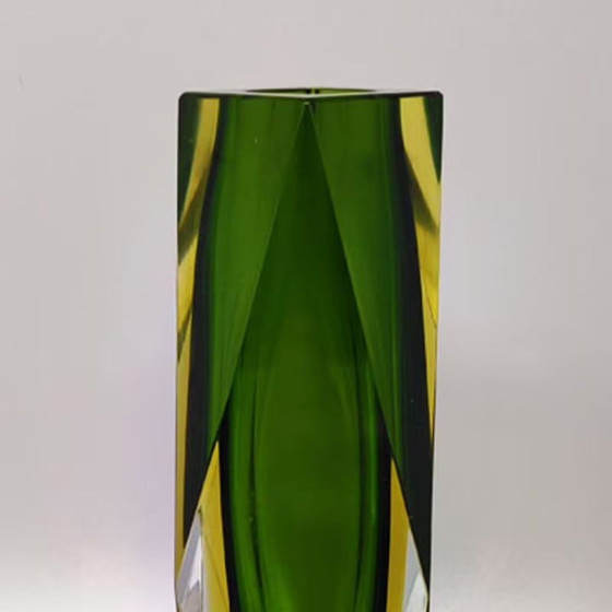 Image 1 of Seguso Green Vase By Flavio Poli