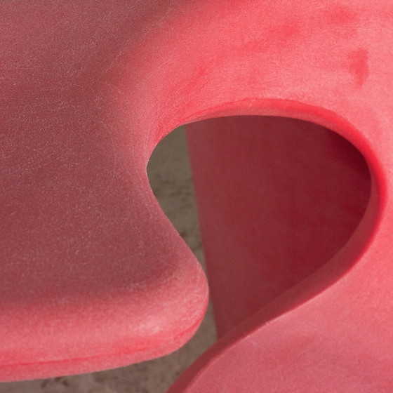 Image 1 of 2x Felicerossi Devina Red armchairs by Jacco Bregonje