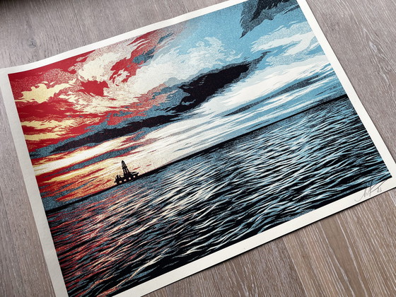 Image 1 of OBEY Shepard Fairey – Sunset as the Fall Approaches