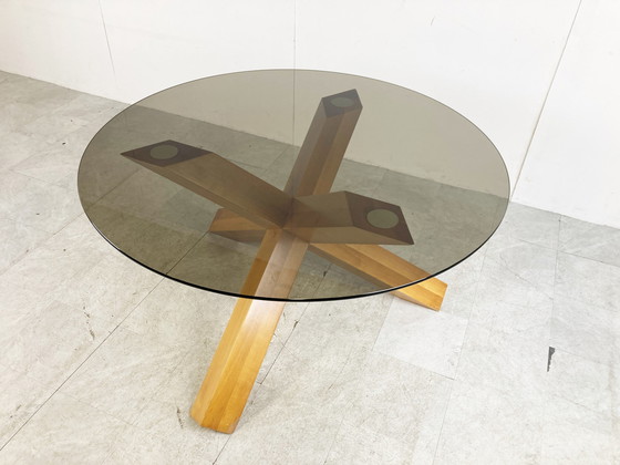 Image 1 of Mario Bellini 1970 Table de salle à manger La Rotonda