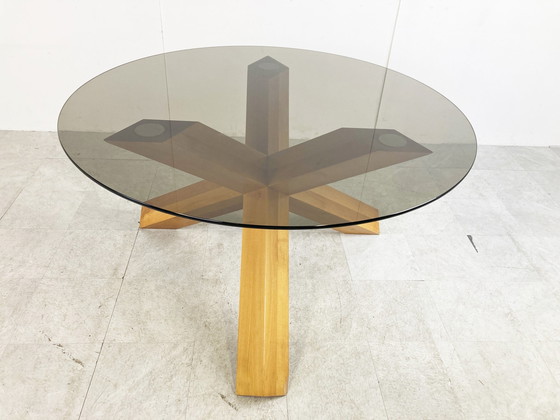 Image 1 of Mario Bellini 1970s La Rotonda dining table