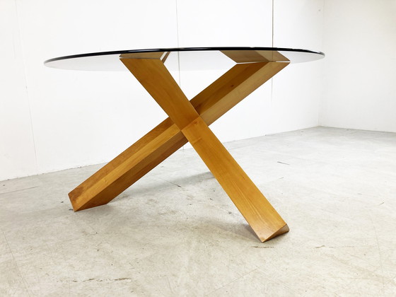 Image 1 of Mario Bellini 1970s La Rotonda dining table