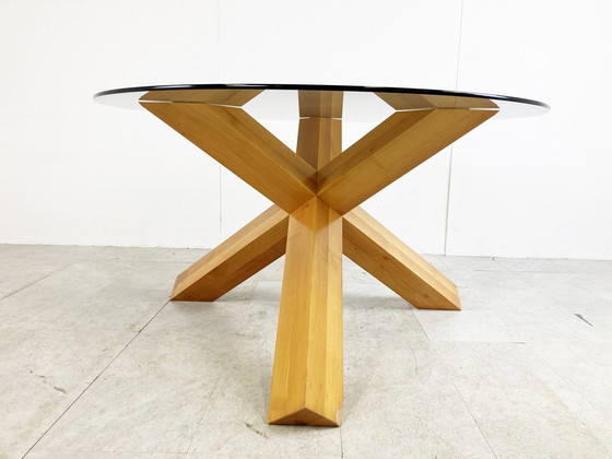 Image 1 of Mario Bellini 1970s La Rotonda dining table