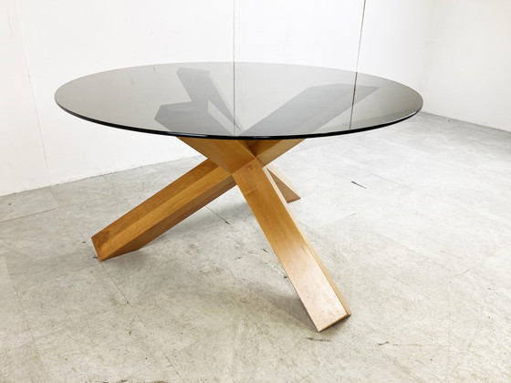 Image 1 of Mario Bellini 1970s La Rotonda dining table