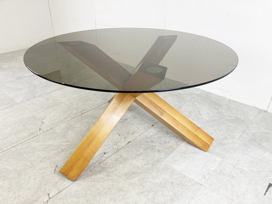 Image 1 of Mario Bellini 1970s La Rotonda dining table