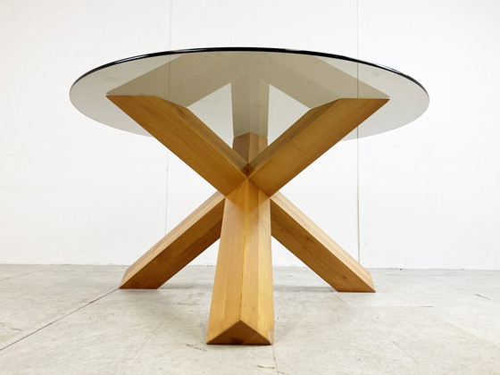 Image 1 of Mario Bellini 1970s La Rotonda dining table