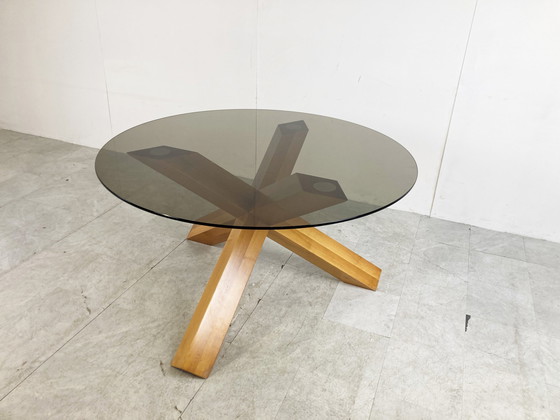 Image 1 of Mario Bellini 1970 Table de salle à manger La Rotonda