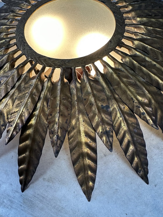 Image 1 of Vintage Sunburst lamp