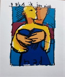 Herman Brood-- Si no te tuviera--Firmado a mano.