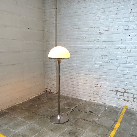 Image 1 of Hungarian chrome floor lamp