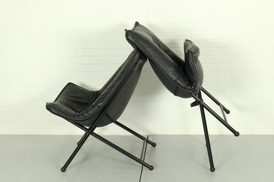 Image 1 of 2x Molinari Folding Lounge Chairs