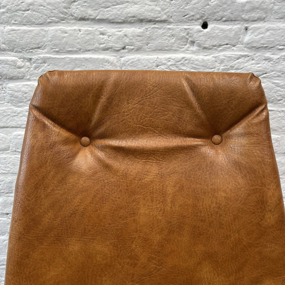 Image 1 of 8x Chaises de salle à manger vintage sur base chromée - pivotantes | 1970