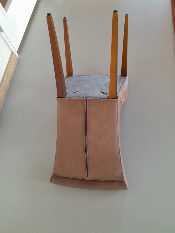 Image 1 of Set di 6 sedie di design in pelle Hvs