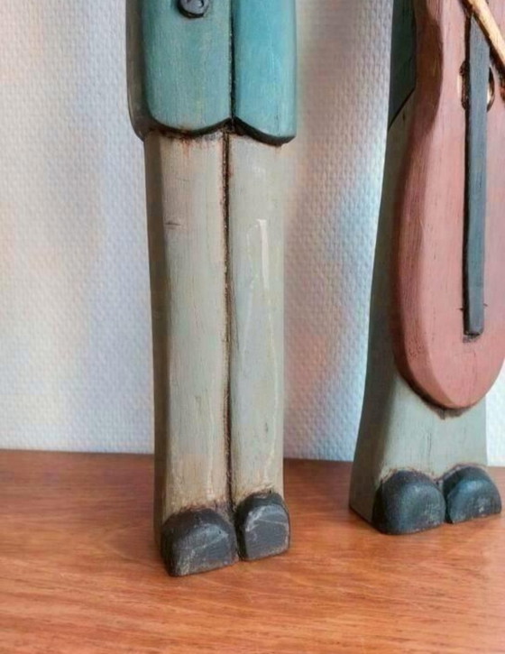 Image 1 of Malin Artisticos Artistic wooden figures sculptures.