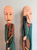 Malin Artisticos Artistic wooden figures sculptures.