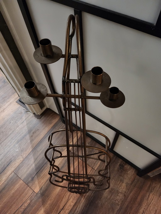 Contrabass candlestick