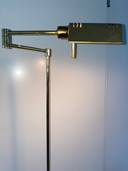 Lampadaire vintage en laiton