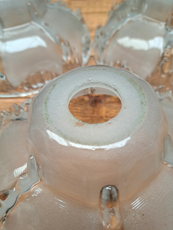 Image 1 of 3x Art Deco glass lampshade frosted