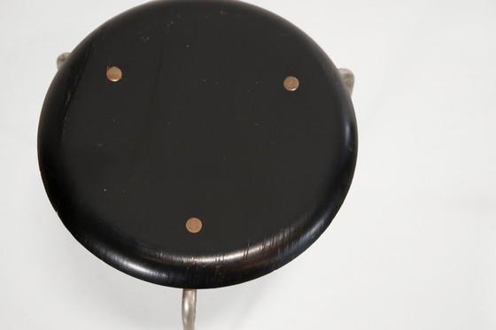 Image 1 of Tabouret Arne Jacobsen DOT 3170 noir d'époque