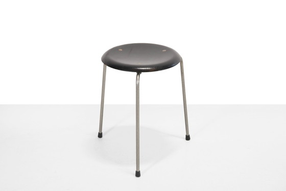 Image 1 of Early black Arne Jacobsen DOT 3170 stool