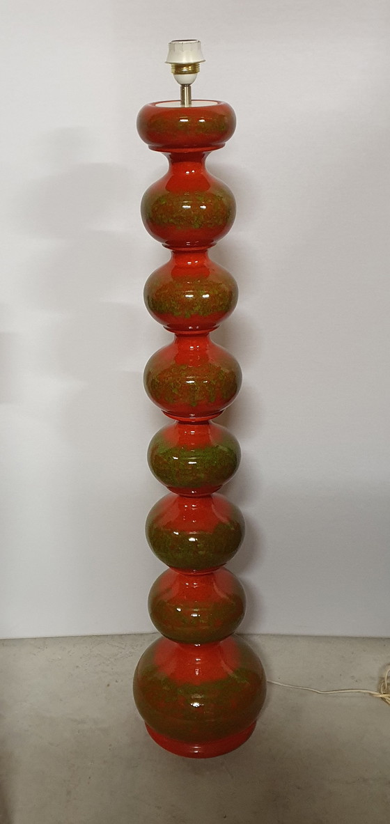 Image 1 of Ceramic 70's floor lamp