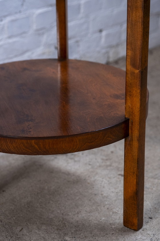 Image 1 of Side Table in stained birch, 1930s Denmark