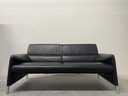 Leolux Felizia 3 seater sofa black leather