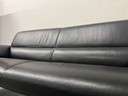Leolux Felizia 3 seater sofa black leather