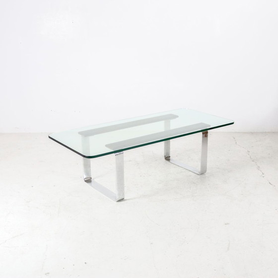 Image 1 of Table basse en palissandre et verre 1960s/70s