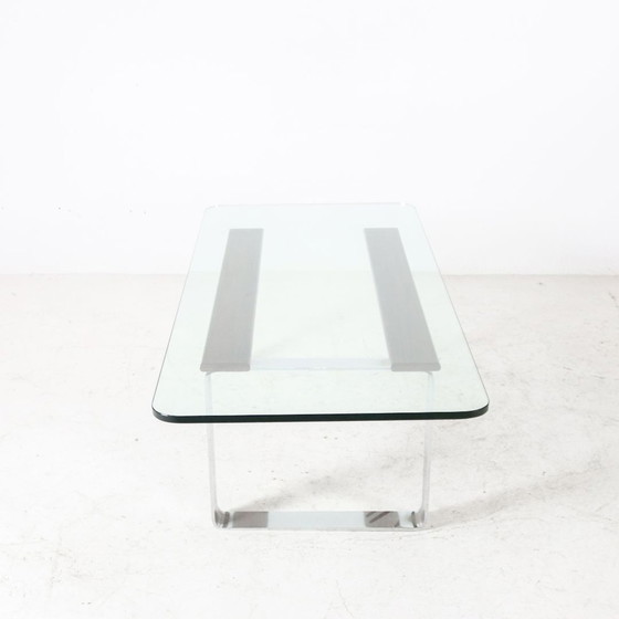 Image 1 of Table basse en palissandre et verre 1960s/70s