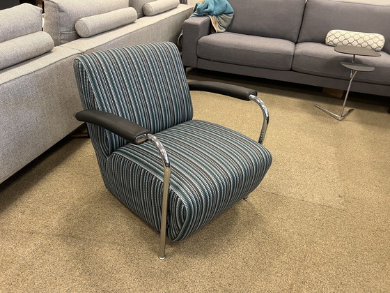 Image 1 of Leolux Scylla Armchair Belluno fabric green