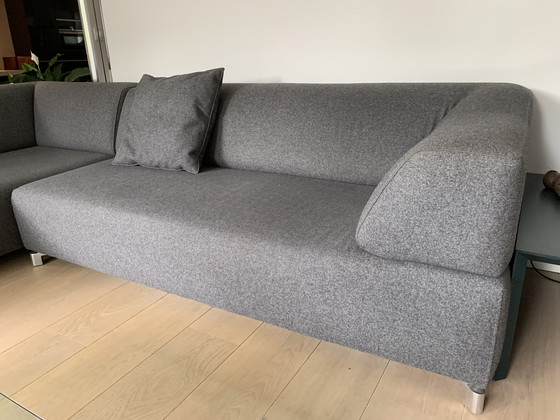 Image 1 of Leolux corner sofa with stool