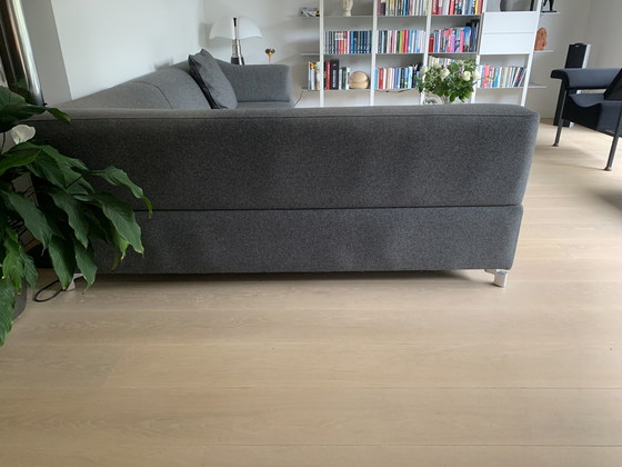 Image 1 of Leolux corner sofa with stool