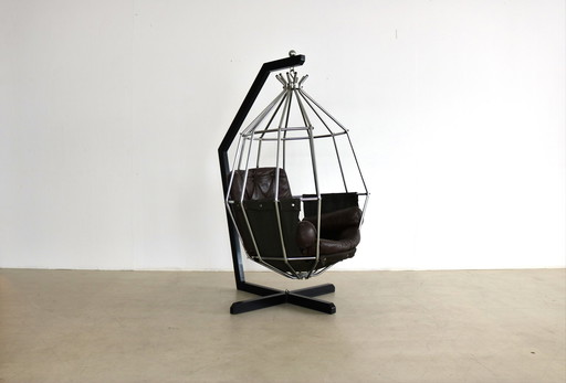 Vintage Papegojan lounge chair by hanging chair | Ib Arberg