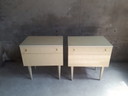 50s/60s 2 tables de nuit vintage style Kennedy