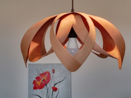 Image 1 of  Design apple wood hanging lamp