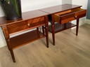 2x Vintage bedside tables