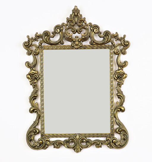 Vintage French Gilded Baroque Mirror