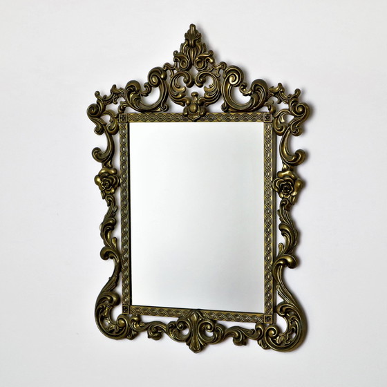 Image 1 of Vintage French Gilded Baroque Mirror