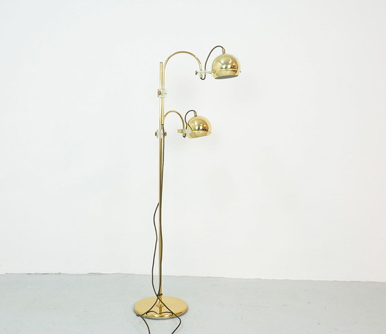 Image 1 of Lampadaire vintage Gepo en laiton 1960