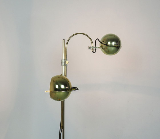 Image 1 of Lampadaire vintage Gepo en laiton 1960