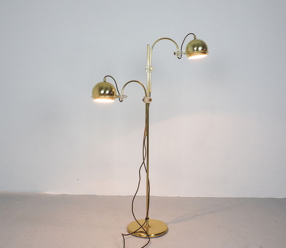 Image 1 of Lampadaire vintage Gepo en laiton 1960