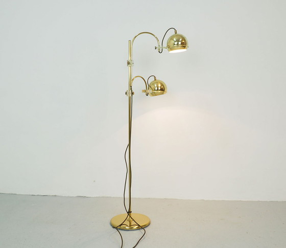 Image 1 of Lampadaire vintage Gepo en laiton 1960