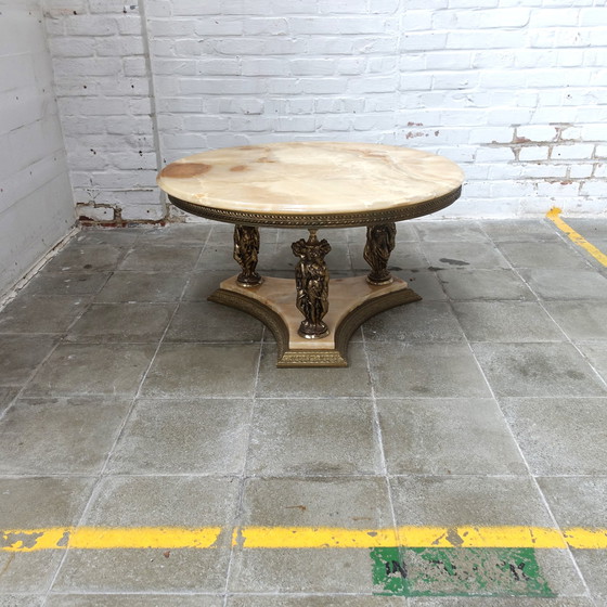 Image 1 of Tavolino da caffè vintage in onice Deknudt