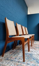 4x Vintage Chairs Danish Design